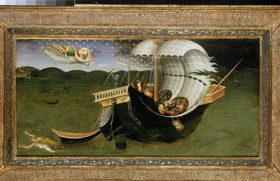 St. Nicholas rebuking the Tempest by Bicci di Lorenzo